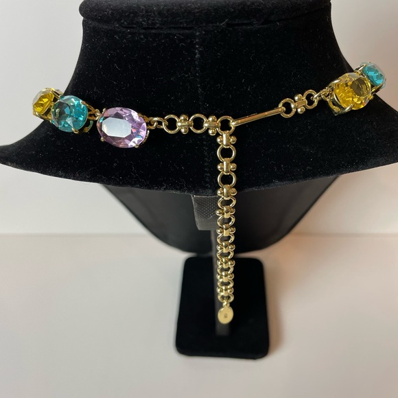 Authentic New Heidi Daus Riviera  Multicoloured Necklace. - Picture 3 of 6